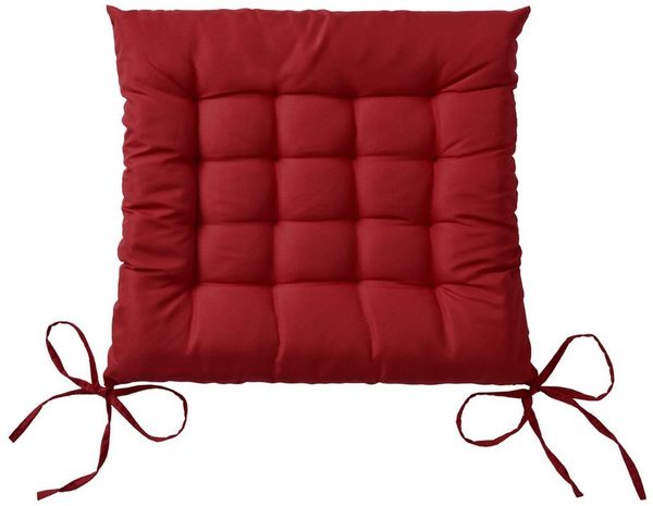 Beautissu Stuhlkissen Lea, 4er Set Suthlkissen 40x40x5cm