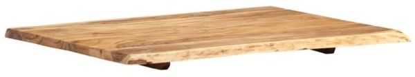 vidaXL Tischplatte Massivholz Akazie 80x(50-60)x2,5 cm 286329
