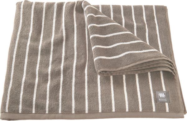 Musterring Badetuch Needlestripe, Jacquard (1-St), hautschmeichelnd, super weich