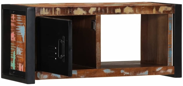 vidaXL TV-Schrank 80x30x35 cm Massivholz Altholz 4013596