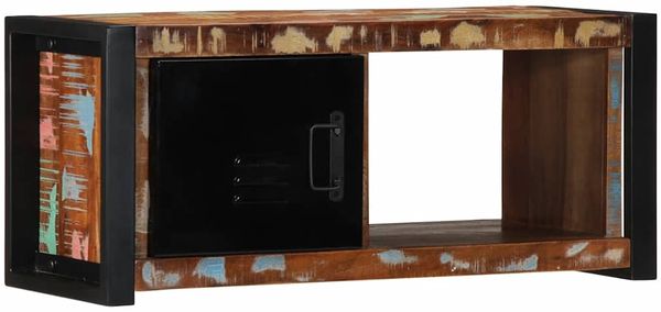 vidaXL TV-Schrank 80x30x35 cm Massivholz Altholz 4013596