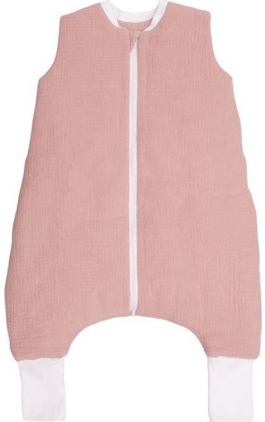 PULP BAMBOO Muslin-Schlafsack mit Fütterung und Beinchen rosa TOG 2 5 (ab 6 Mon. bis 2 5 Jahre)