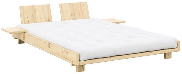 Karup Design Bettgestell Social Bed, ohne Matratze, FSC®-zertifiziertes Massivholz, wahlweise mit oder ohne verstellbares Zubehör, Bett in mehreren Größen