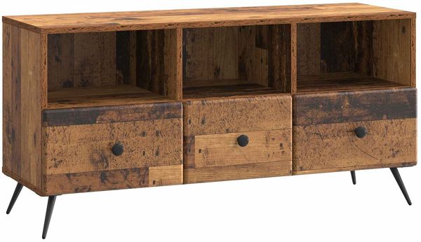 vidaXL TV-Schränk Altholz 102 x 34,5 x 50 cm Holzwerkstoff 895603