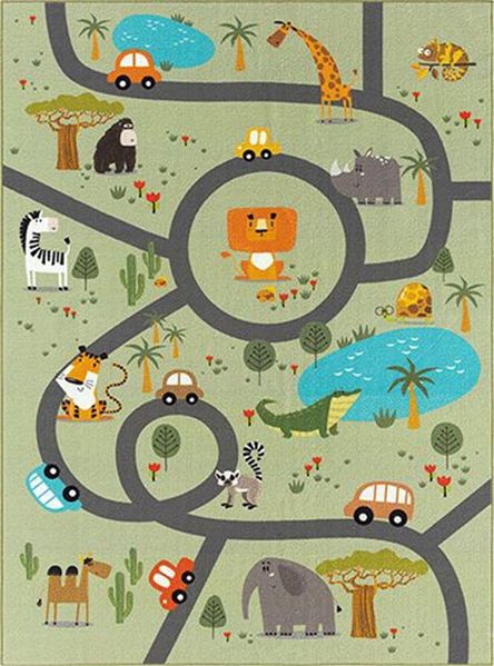 the carpet Teppich Happy Life, rechteckig, Höhe: 4 mm, Life Kinderzimmer Teppich Spielteppich pflegeleicht