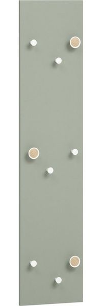 Schildmeyer Garderobenpaneel Bjarne, Breite 24 cm, Mit 9 Kleiderhaken, teilweise in Holzoptik