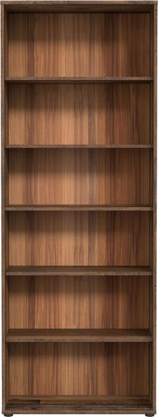 Regal >TEMPRA2< 5 Böden, Old-Wood-Vintage Dekor - 73,7x197,5x34,8cm (B/H/T)