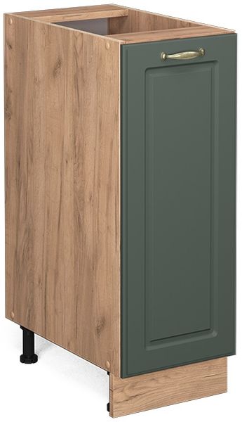 Apothekerschrank Fame-Line Grün-Gold Landhaus 30 cm ohne Arbeitsplatte Vicco