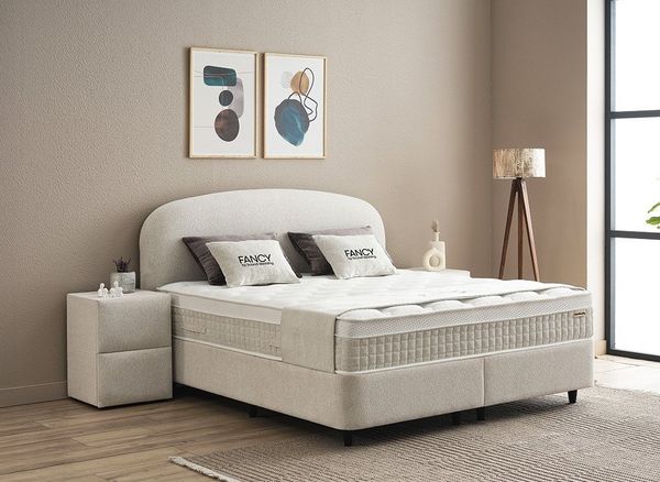 abc bedding Boxspringbett FANCY - Luxus Stauraumbett - Doppelbett 140x200 bis 180x200 cm, Funktionsbett mit Bettkasten