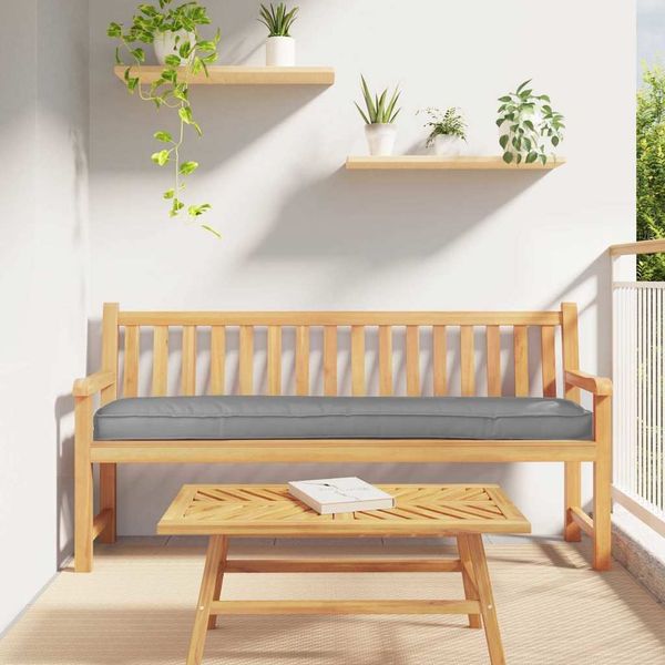 vidaXL Palettenkissen Grau 200 x 40 x 8 cm Oxford-Stoff 42001679
