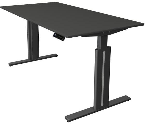 Kerkmann Schreibtisch Sitz- /Stehtisch Move 3 elegant 160x80x72-120 cm Anthrazit