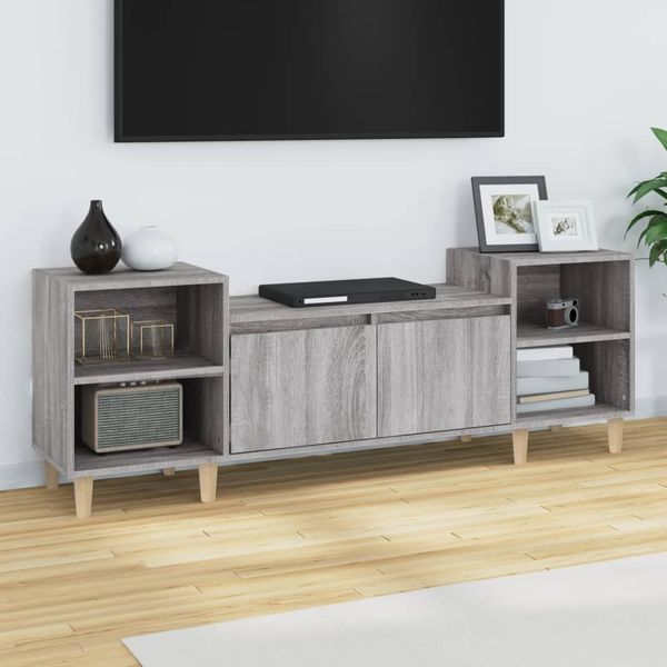 vidaXL TV-Schrank Grau Sonoma 160 x 35 x 55 cm Holzwerkstoff [821194]
