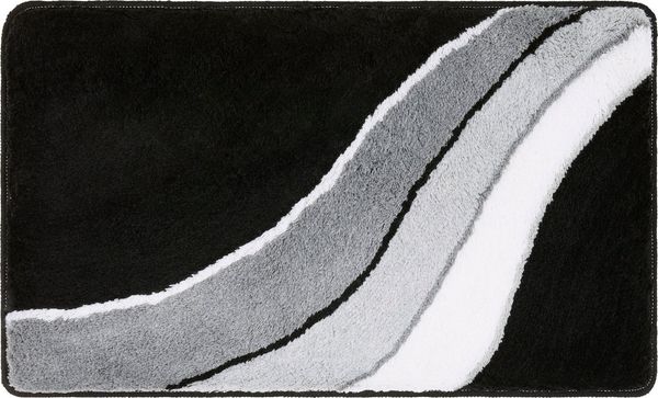 Erwin Müller Badematte Badematte "Veria", Höhe 27 mm, eckig, Streifen/Grafik/gemustert