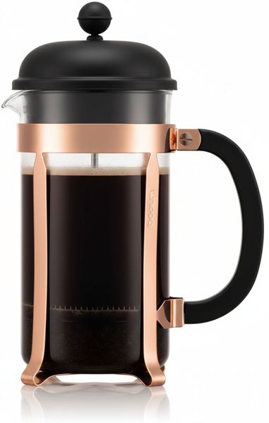 Bodum Caffettiera French Press System Kaffeebereiter 1,0l Kupfer