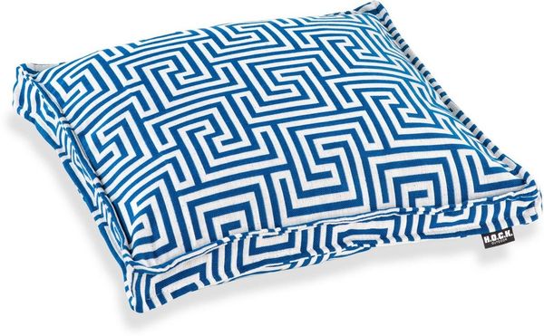 H.O.C.K. Sitzkissen Gauzy blue No 16, mit tollem Muster