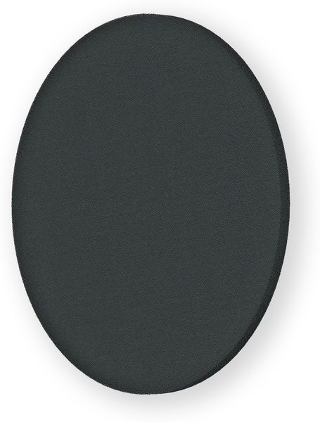 Rheinland Möbel FocusWall WAR04 – Runder Akustik-Wandabsorber Ø 40 cm in Stofffarbe Paseo inkl. Montage-Set - Made in Germany - Klasse A, Stoffbezug, schwer entflammbar