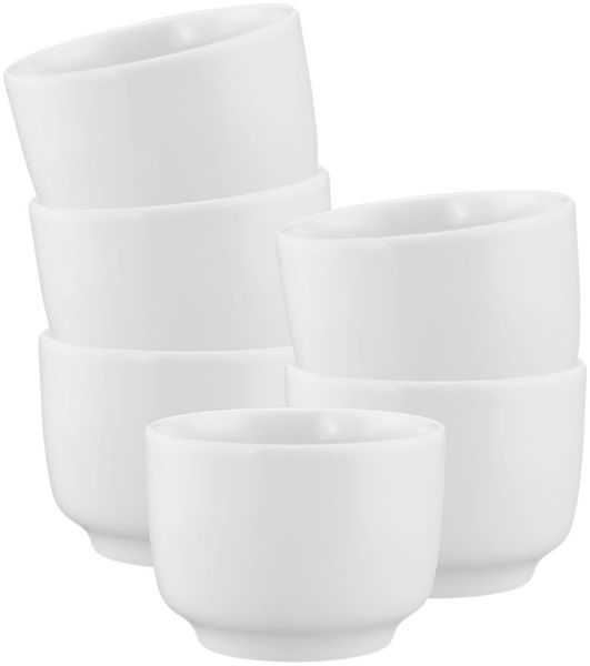 Seltmann Weiden Sento Home Kaffeetasse ohne Henkel 210 ml 6er Set Weiß