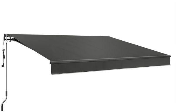 STEELSØN 'Kestria' Gelenkarmmarkise 300x250 cm, Markise elektrisch, anthrazit, Terrassenmarkise komplett vormontiert Bild 10