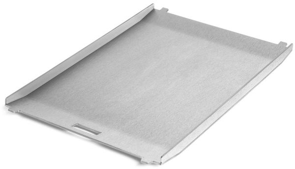 BURNHARD® Plancha Grillplatte Edelstahl für Gasgrill JONES, 3mm Materialstärke, Pfannenfunktion, spülmaschinengeeignet, ideal für Fisch, Burger, Eier & Beilagen - 18,9 cm x 29,2 cm x 1,5 cm - Multi-Color - #945097