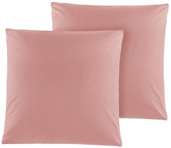 HTI-Living Dekokissen Kissenhülle 2er Set 80 x 80 cm, Dekokissen Sofakissen