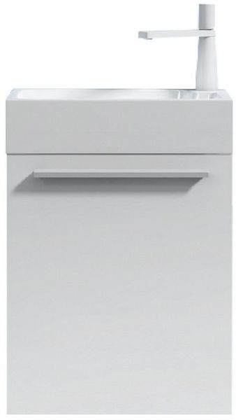 Mai & Mai Badmöbel-Set Gäste Wc Waschbeckenunterschrank Waschtisch mit Unterschrank Pisa