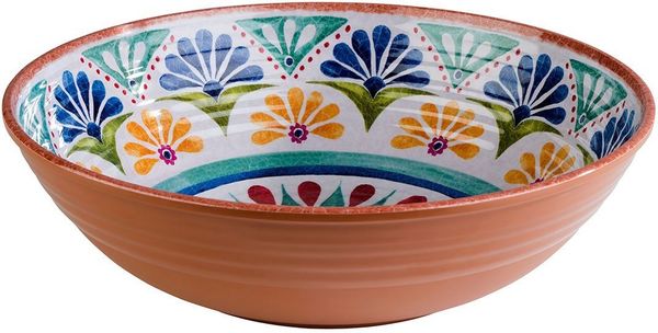 APS Salatschüssel Arabesque, Melamin, Mediterraner Stil, Ø 31 cm, 3 Liter Inhalt, spülmaschinengeeignet