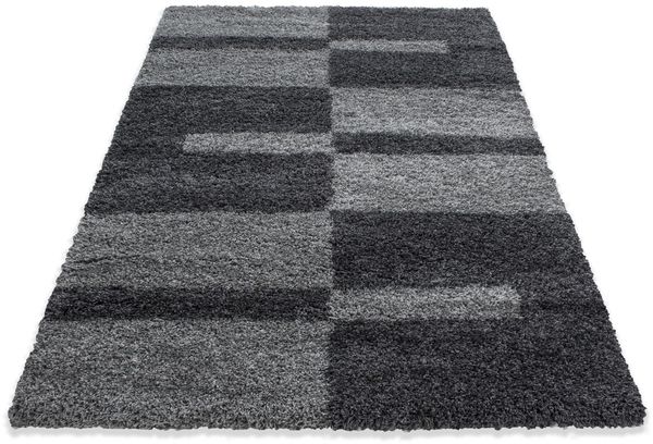 Shaggy Teppich GALA GREY 80 X 150cm Rechteck Bild 3