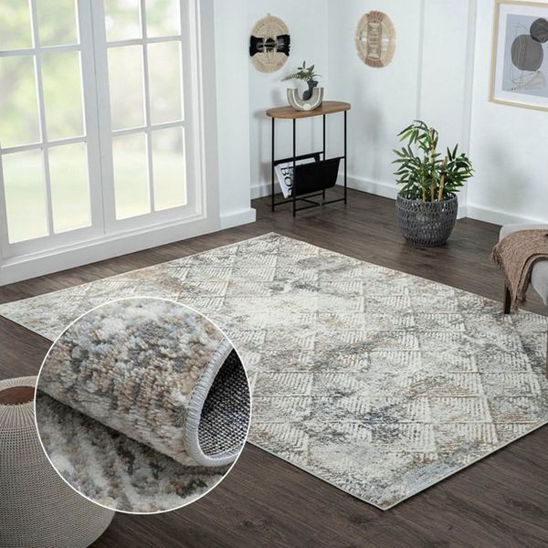 Myflair Möbel & Accessoires Teppich My Heart, rechteckig, Höhe: 8 mm, Kurzflor, Scandi-Design, besonders weich durch Microfaser