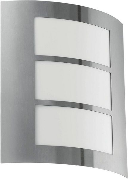Eglo 88139 Aussen-/Wandleuchte CITY edelstahl, E27 max. 1X40W