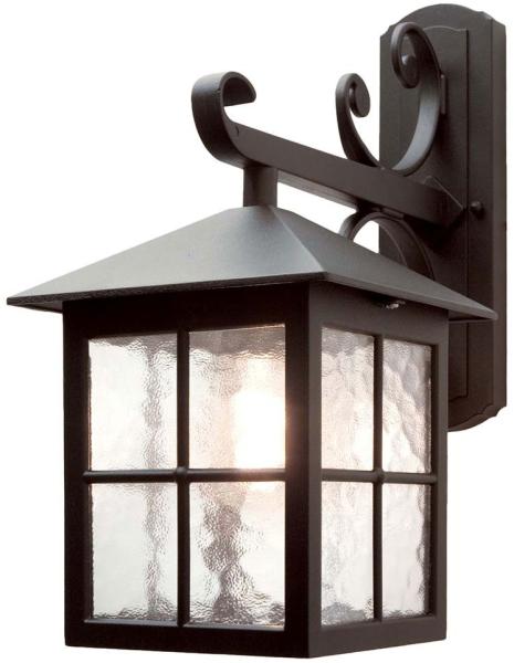 Außenleuchte, Wandlampe, ALU-Druckguss Glas, H 40 cm