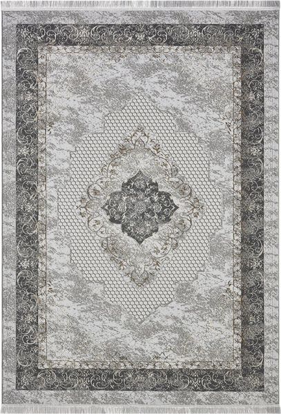 Vimoda Orientteppich Salsa, moderner orientalischer Klassiker Look, Rechteckig, Höhe: 13 mm, Teppich kurzflor modern, dicht, weich, Wohnzimmer, Schlafzimmer