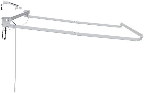 vidaXL Elektrisches Markisenrahmen Weiß 3,5 x 2 m Aluminium 42024211 Bild 4
