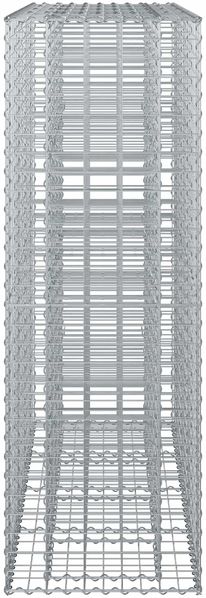 vidaXL Gabionen Hochbeet 2 pcs Silber 170 x 50 x 150 cm 3422234 Bild 7