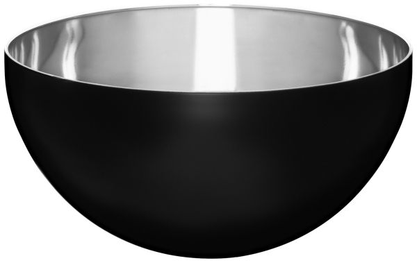 Schüssel aus Edelstahl schwarz 19 cm