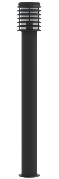 vidaXL Wegeleuchte Schwarz 110 cm Edelstahl 4006363