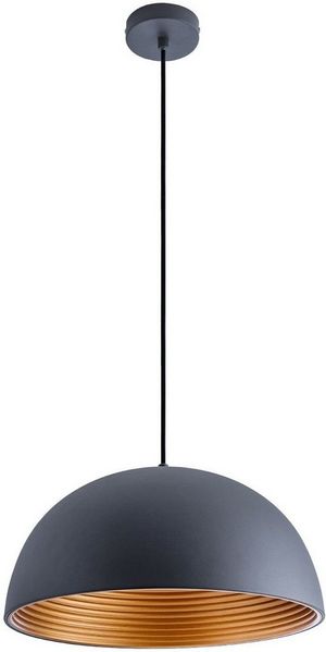 Paco Home Pendelleuchte SAWYER, ohne Leuchtmittel, Hängelampe Esszimmer Küchenlampe Hängend 1,5m Textilkabel Ø40,5cm