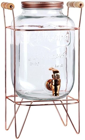 Vilde Vilde Glasgefäß mit Zapfhahn und Ständer, 4,2 l 139602