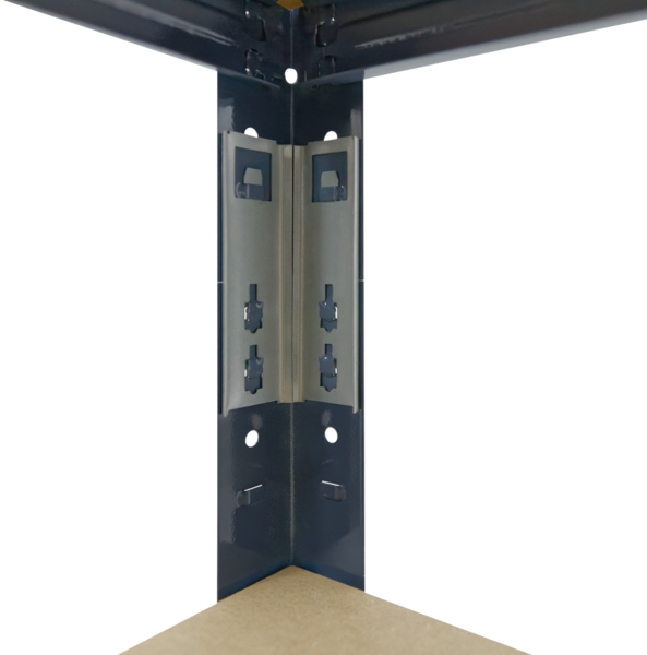 shelfplaza HOME 230x40x30 cm Schwerlastregal in blau mit 7 Böden und 125 kg Traglast pro Boden Bild 4