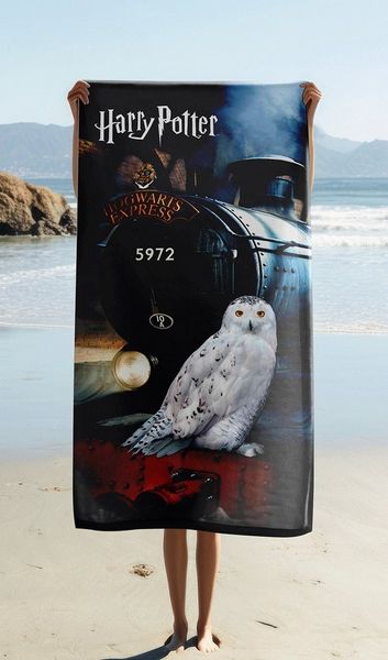 Harry Potter Hogwarts Hedwig Duschtuch Strandtuch Badetuch 70x140 cm
