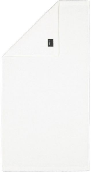 CAWÖ Handtuch - Lifestyle, Walkfrottier, Baumwolle, einfarbig Weiß 50x100cm