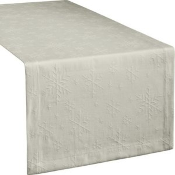 REDBEST Tischdecke Tischläufer "Snowflake", bügelleicht Uni Bild 6