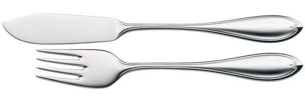 WMF Premiere Fischbesteck-Set, 12-teilig, Cromargan protect® 3201112838