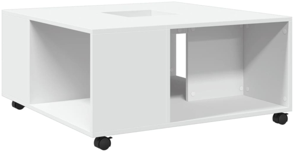 vidaXL Couchtisch Weiß 80x80x40 cm Holzwerkstoff 853173 Bild 1