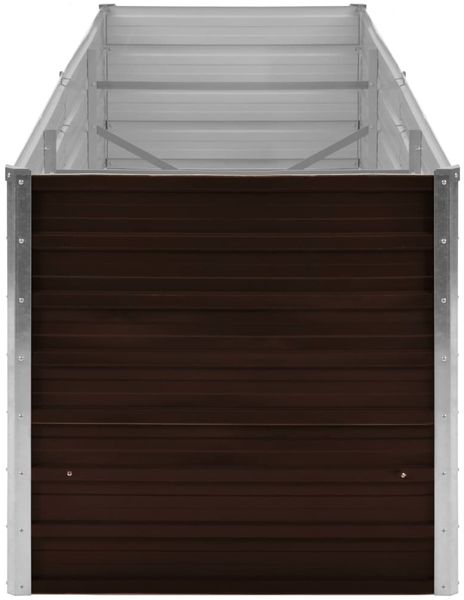vidaXL Garten-Hochbeet Braun 240 x 80 x 77 cm Verzinkter Stahl 45713 Bild 4