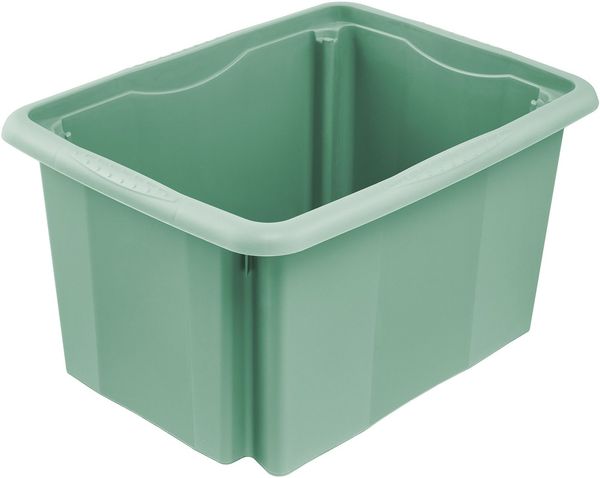 keeeper Aufbewahrungsbox Emil, 3er Set, 15 L, 38 x 28,5 x 20,5 cm (Set, 3 St), ineinander und aufeinander stapelbar
