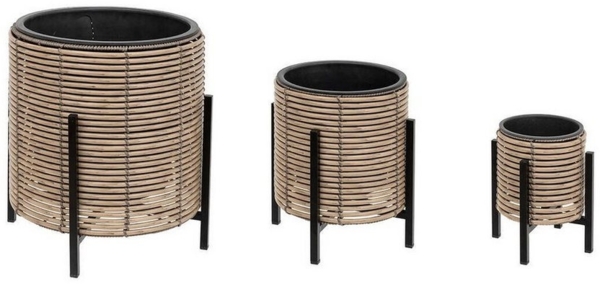 Blumentöpfe auf Ständern, 3er-Set