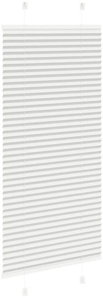 vidaXL Plissee Hellgrau 55x150 cm Stoffbreite 54,4 cm Polyester 4015338 Bild 4