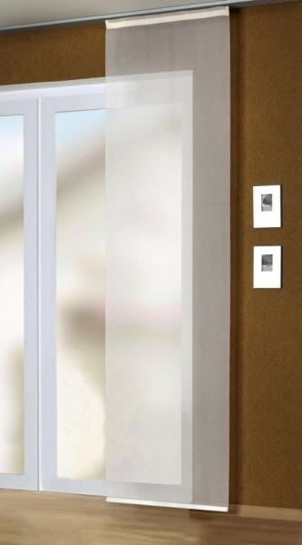 HOME WOHNIDEEN Schiebegardine ROM (1 St), Paneelwagen, transparent, HxB: 245x60