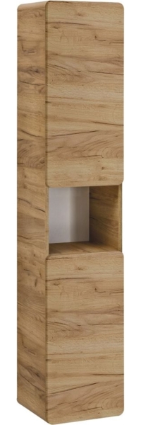 Badezimmer Hängeschrank 170x35x32 cm FERMO Gold Eiche
