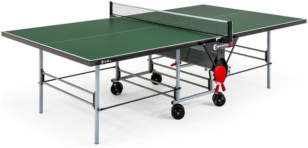 SPONETA 'S 3-46 e' Outdoor Tischtennisplatte, wetterfest & klappbar, 274 x 152,5 x 76 cm, Grün